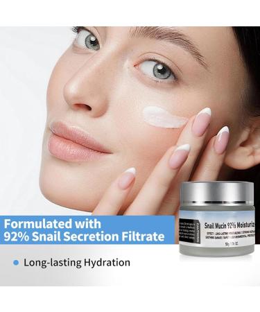 Crema De Baba De Caracol Original 92% Snail Mucin Moisturizer Korean Skin Care Set Snail Mucin Serum Vitamin C Facial Serum Double Care Facial Cleanser Crema Baba De Caracol Original - Buy Online on GoSupps.com