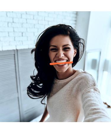 Appareil d'Exercice Facial en Silicone Orange Petit Format Entra neur de L vres Ergonomique pour Resserrement des Muscles Bouche Exerciseur Buccal Portable pour Entra nement - Buy Online on GoSupps.com