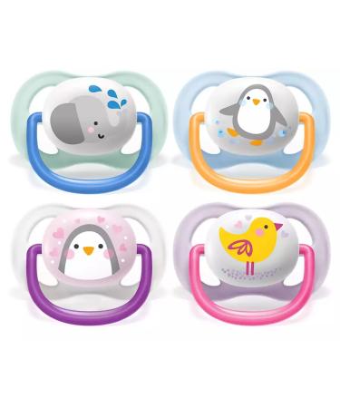 Ultra Air Pacifier 0/6 months Animals 2 pieces Philips Avent