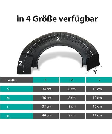 Hoof Bells for Horses & Ponies | Black & White Rubber Jumping Bells S-XXL | Durable Hoof Protection for Riding & Pasture - Buy Online on GoSupps.com