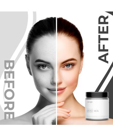 Dead Sea Mud Mask with Hyaluronic Acid & Niancinamide - Natural Face Mask with 100% Real Dead Sea Mud & Dead Sea Water - Natural Mud Mask for Face - Dead Sea Products by Amelgo - Buy Online on GoSupps.com