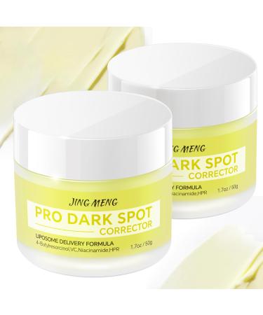 2 PCS Dark Spot Remover Corrector for Face and Body Advanced Liposome Encapsulated 4-Butylresorcinol Niacinamide HPR Vitamin C Visible Results in 14 Days DOUBLE YELLOW