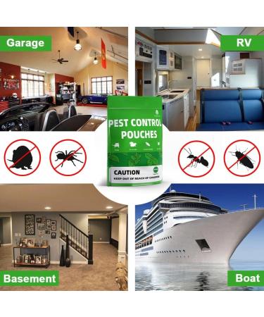 SUAVEC Pest Control Pouches - Squirrel Repellent for Rodents, Mice, Rats, Ants, Spiders & More - Peppermint Indoor Rodent Repellent - 8 Pouches - Buy Online on GoSupps.com