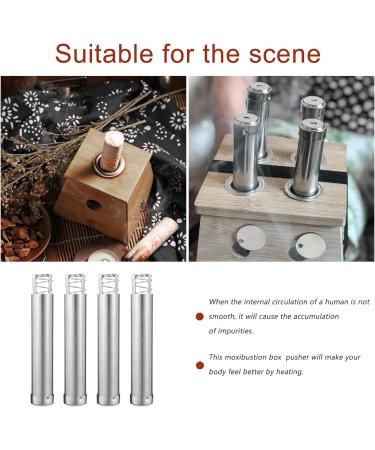 Ultechnovo 15 STK Moxa Press Moxibustion Box | Body & Face Massager | Stainless Steel Muscle Relief & Heat Treatment Tool - Buy Online on GoSupps.com