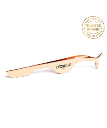 Professional Magnetic False Eyelashe Extension Applicator | Fake Lash Remover Tweezer Nipper (Golden) Multifunction Stainless Steel Auxiliary Clip | Fake Lash Application & Removal Beauty Makeup Tool