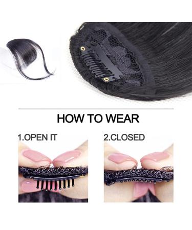 Bangs Hair Clip Fake Synthetic Air Bangs Clip-in Hair Extension Fringe Natural False Blunt Hairpiece Clip in Front Neat air bangs with with Temples for Women Bangs Clip in Hair (Size : 1 PC Color : 1 PC K18-4 - Buy Online on GoSupps.com