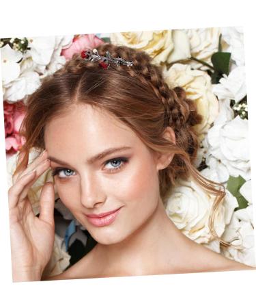Angoily 1pc Hairpin Hair Clip Hair Side Clips Girl Hair Accessories Flower Headpiece Crystal Hair Barrette Hair Jewelry for Women Hair Barrettes Alloy Bobby Miss The Flowers - Buy Online on GoSupps.com