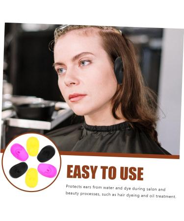 POPETPOP 3 Pairs Ear Cover Hair Dye Earmuffs Hair Dye Ear Protectors Ear Caps for Hair Dye Ear Shower Caps Ear Water Protection - Buy Online on GoSupps.com
