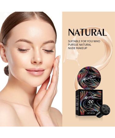 Mushroom Head Air Cushion CC Cream - Upgraded BB Cream for Mature Skin | Long-Lasting Moisturizing Makeup Foundation - Natural | 3.21 oz - Buy Online on GoSupps.com
