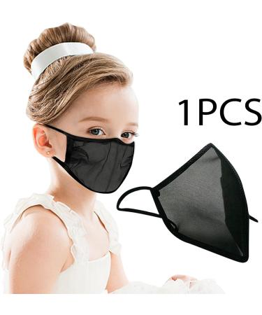 Formitanss small breathable 3D mesh mask black small 14.5x9.5cm filter and breathable facial turban Children's dust mask suitable for school outdoor - Buy Online on GoSupps.com