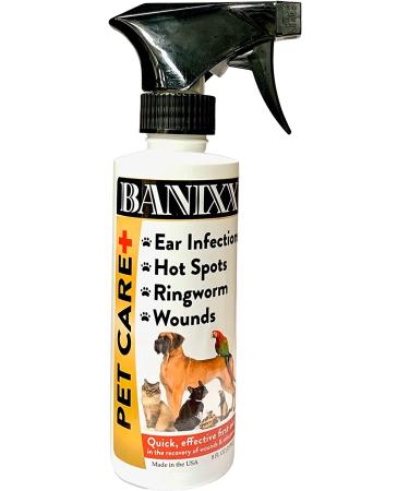 Banixx Pet Care 8oz - Fungal & Bacterial Infection Treatment for Pets - Buy Online on GoSupps.com