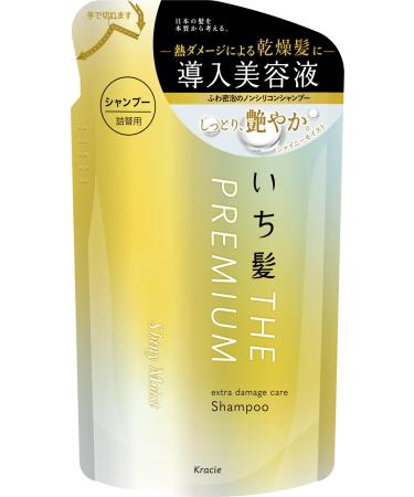 Ichikami Ichikami The Premium Extra Damage Care Shampoo for Hair 340 ml Shiny and Dewy Refill