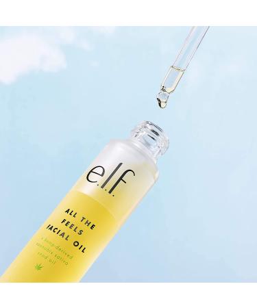 e.l.f. SKIN All the Feels Facial Oil - Ultra-Hydrating Formula with Hemp Seed Oil 1.01 Oz - Buy Online on GoSupps.com
