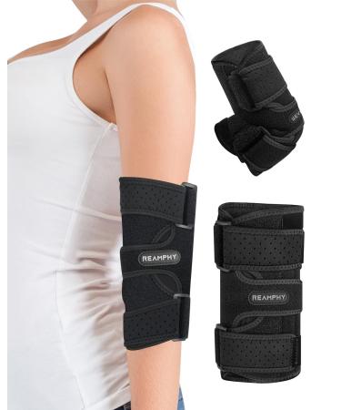 Elbow Brace Sleeping for Cubital Tunnel Syndrome Comfortable Elbow Brace for Ulnar Nerve entrapment Relief Pain and Tendonitis Arm Straightener Fit Women and Men