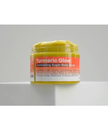 Joli Noir Turmeric Body Scrub | Exfoliating Sugar Scrub with Pure Cane Sugar & Pumice - Nourish & Revitalize Your Skin - Buy Online on GoSupps.com