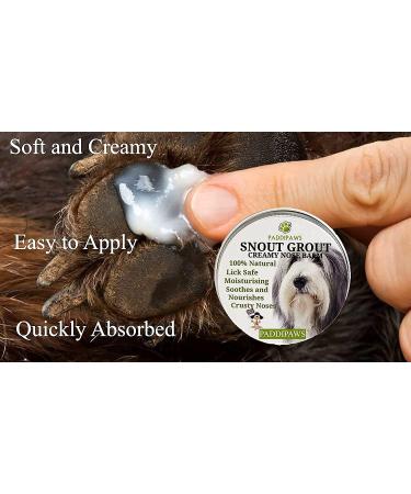 100% Natural Dog Nose and Paw Balm - A Soothing Nose Balm for Dogs to Heal Dry Crusty and Chapped Noses and Paw balm for Dry and Cracked Paws - Easy to apply Dog Nose and Paw Cream - Buy Online on GoSupps.com