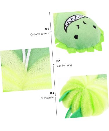 Shop Housoutil 4 Pcs Baby Loofah Body Puff - Cute Bath Sponge Balls for Kids | Perfect Shower & Cleaning Scrubber - Buy Online on GoSupps.com