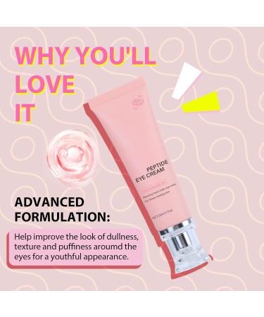  G n rique Under Eye Cream - Eye Repair Firming Cream for Tigshtening | 30msl Skin Care Moisturizer Non-sgreasy for Reduces Crow'ss Feet Dark Circles and Puffiness - Buy Online on GoSupps.com