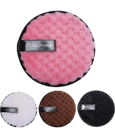 Pink Makeup Remover Puff - Soft Breathable & Reusable Cosmetic Tool for Gentle Skin Cleansing - Buy Online on GoSupps.com