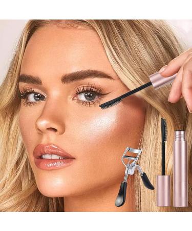  Zasdvn Eye Makeup Mascara - Waterproof Eyelash Amplifier Curling Mascara with Eyelash Curler for Women's and Girls' Eyes Enhancing a Natural Appearance - Buy Online on GoSupps.com