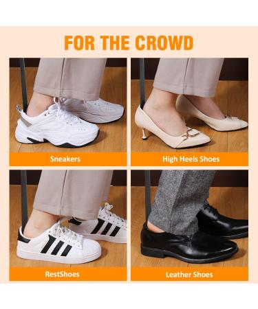 OIATAIO Premium 16.5 Inch Stainless Steel Shoe Horn - Black (7.05 oz) - Buy Online on GoSupps.com