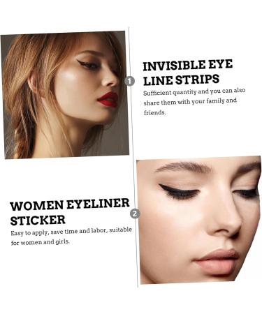 Didiseaon 108 Pairs Glitter Eyeliner Glitter Eyelid Tape Eye Make up Eyeliner Invisible Eye Line Strips Doublesided Tape Korean Eyelid Tape Eyeliner Transfer Eyes Miss Sticker Skin Patch - Buy Online on GoSupps.com