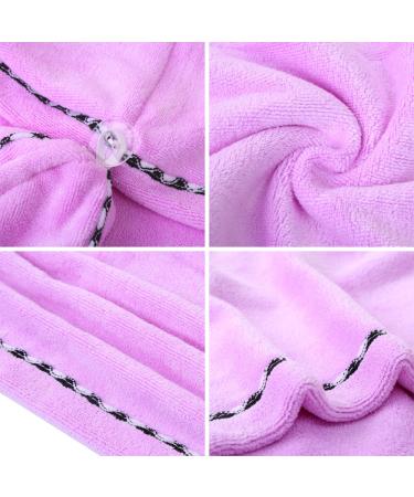 Microfiber Hair Drying Towels - Quick Dry Long Hair Wrap Absorbent Twist Turban - 4 Pack for Faster Drying - Buy Online on GoSupps.com