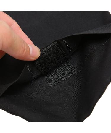 Cryfokt Black Washable Ostomy Bag - Soft Lightweight Cotton Colostomy Pouch Cover for Men and Women - Round Opening, Ileostomy Care Protector - Buy Online on GoSupps.com