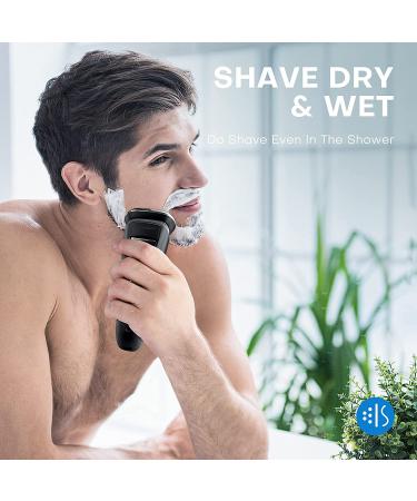 Lobinh Electric Shaver for Men - 100% Washable, Waterproof Razor with Pop-up Trimmer, Fast Charging, 4D Floating Head - LCD Power Indicator - PA188 - Buy Online on GoSupps.com
