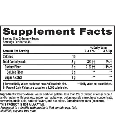 Lil Critters Fiber Digestive Support Gummies - Natural Fruit Flavor, 90 Count - Buy Online on GoSupps.com