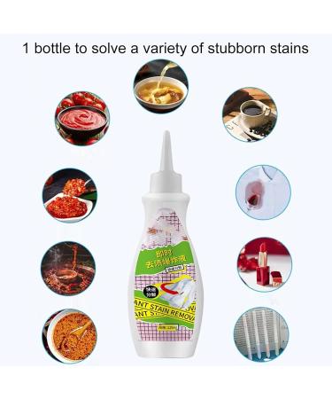Laundry Stain Removers Spray and Wash Stain Remover Large Capacity 120ml Grease and Blood Stain Remover for Clothes Stain Remover for Fabric Hats Oil Red Wine Ink Armpit Frifer - Buy Online on GoSupps.com