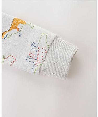 Dinosaur Sweatshirt for Kids | Boys Cotton Jumper | Long Sleeve Pullover T-Shirt | Toddler Girls Shirts | Baby Clothes 1-8 Years | 6-7 Years - Buy Online on GoSupps.com