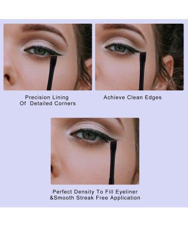 SAVITA 5pcs Makeup Brush Angled Brow Brush Eyeliner Brush Kit Eyeliner Brush Fine Angled Fine Angled Eyeliner Brush for Gel Liquid Eyelashes Eyebrows Eye Cosmetics - Buy Online on GoSupps.com