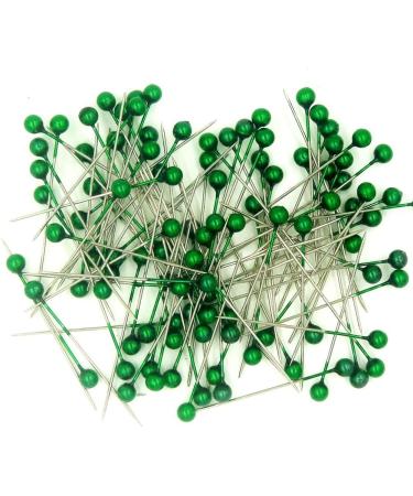 Wetco 800 Pcs Green 3.5cm Round Pearl Head Dressmaking Pins - Ideal for Corsage, Florists, Weddings, Sewing - Buy Online on GoSupps.com