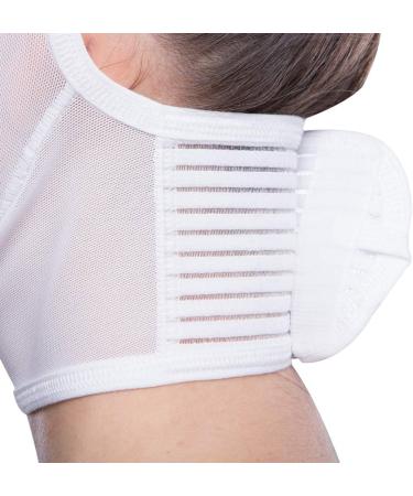 LIPOELASTIC- FM extra- Post Surgical Chin and Neck Lifting Compression Mask for Women and Men with Velcro fastener Jowl Tightening (Large) - Buy Online on GoSupps.com