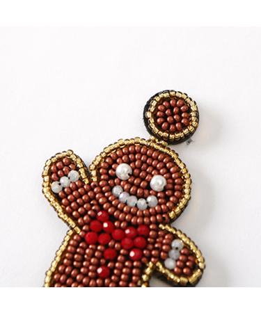 Feyley Bear Earrings - Cute Pearl Studs for Women & Girls | Charming Bohemian Jewelry for Birthdays - Buy Online on GoSupps.com