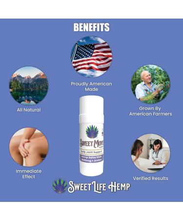 Sweet Life Hemp Salve Stick | 2000mg Organic Pain Relief | Muscle Rub from Small Business | International Shipping - Buy Online on GoSupps.com