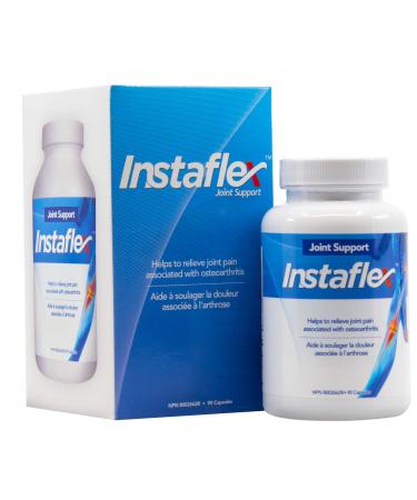 Instaflex Joint Support - Glucosamine MSM White Willow Turmeric Ginger Cayenne Hyaluronic Acid - 90 Capsules
