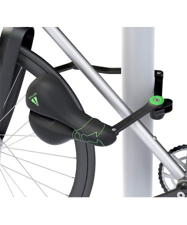 SeatyLock Hybrid Saddle Bike Lock - Multi Patent 2 in 1 Locking Bike Seat Doubles As Saddle or Bicycle Guard - Innovative Lightweight Anti Theft Bike Lock and Saddle with Keys Classic black Comfort (Wide)