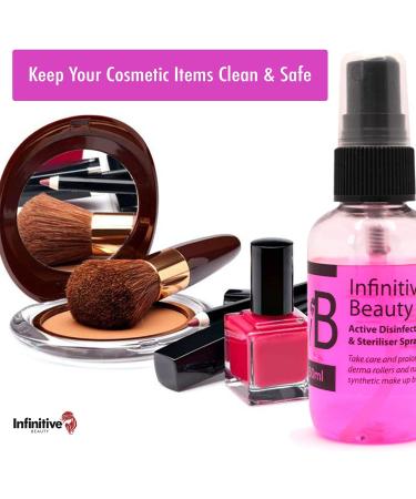 Infinitive Beauty Disinfectant & Sterilizer Spray for Derma Rollers & Brushes 50ml - Care & Extend Lifespan of Tools - Buy Online on GoSupps.com
