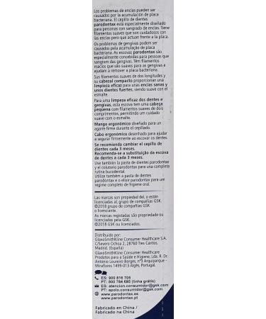 Parodontax Soft Toothbrush for Adults - Gentle Care for Gums & Teeth - 1 Pack - International Shipping Available - Buy Online on GoSupps.com