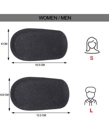 Ailaka Gel Height Increase Insoles - 2.5cm Heel Lifts for Men & Women - Large (2 Count) - Buy Online on GoSupps.com