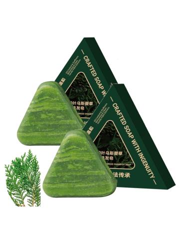 G n rique Nature Triangle Shampoo Bar Nature Seven Green Soap Shampoo natural plant-based solid shampoo gentle cleansing and nourishing care for healthy-looking hair