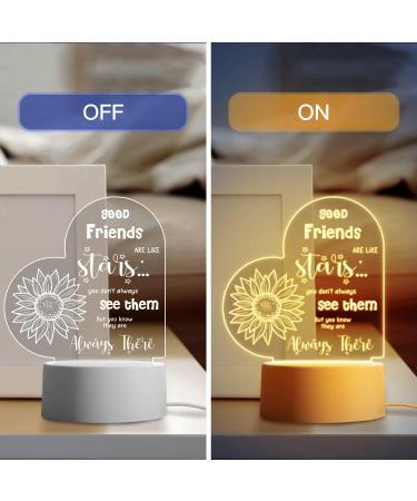 Best Friend Night Light - Birthday & Friendship Gifts for BFF - Long Distance & Going Away Presents - Buy Online on GoSupps.com