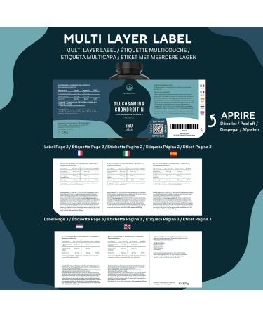 True Nature Glucosamine Chondroitin High-Dose - 360 Capsules (6-Month Supply) with Vitamin C - Pharmaceutical Quality Made in Germany - Buy Online on GoSupps.com