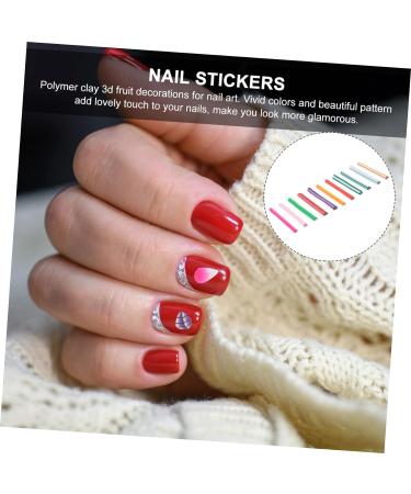 DOITOOL 150 Pcs Nail Art Cell Phone Accessories Nail Accessories Fruit Nail Claycanes Nail Tech Accessories Nail Jewelry Materiales Para U as Clay Ornaments Stick Manicure - Buy Online on GoSupps.com