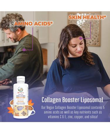 Collagen Booster Liposomal with Vitamin C, E, Zinc & Copper - Skin & Joint Support | Vegan, Non-GMO, Gluten Free | 7.6 Fl Oz - Buy Online on GoSupps.com
