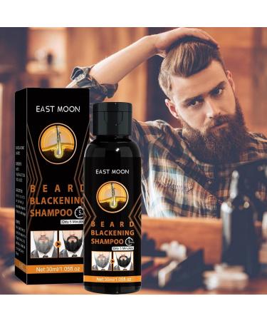 Buy Ximan Beard Color for Men - 30ml Herbal Black Dye Shampoo | Permanent Mustache Coloring & Beard Cleaning Solution - Buy Online on GoSupps.com