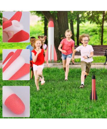 TDDL 14-Piece Rocket Toys Set for Kids | Foam Rockets & Air Pressure Outdoor Gifts for Girls Aged 3-12 - Buy Online on GoSupps.com