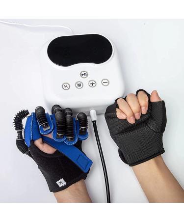 ZZBB Rehabilitation Gloves Finger Orthoses Exoskeleton Manual Training Functional Hand Splint for Long-Term Relief Right Large